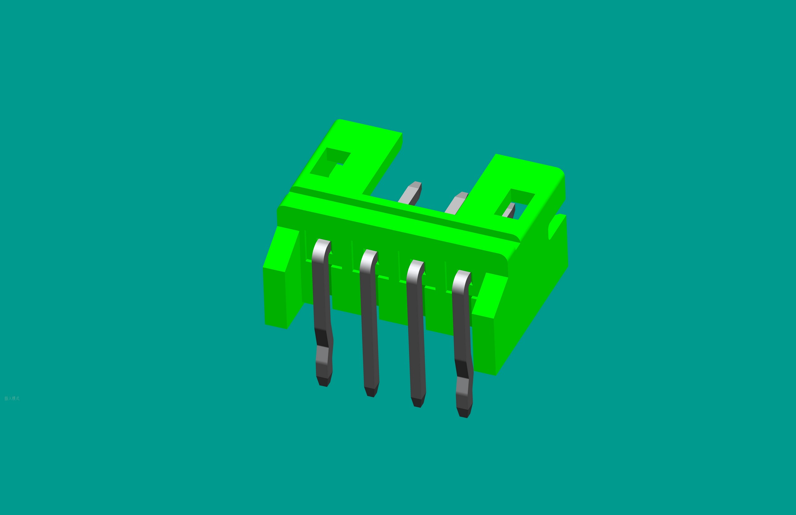 PH-4QA（有保護腳）綠色，普通PA66