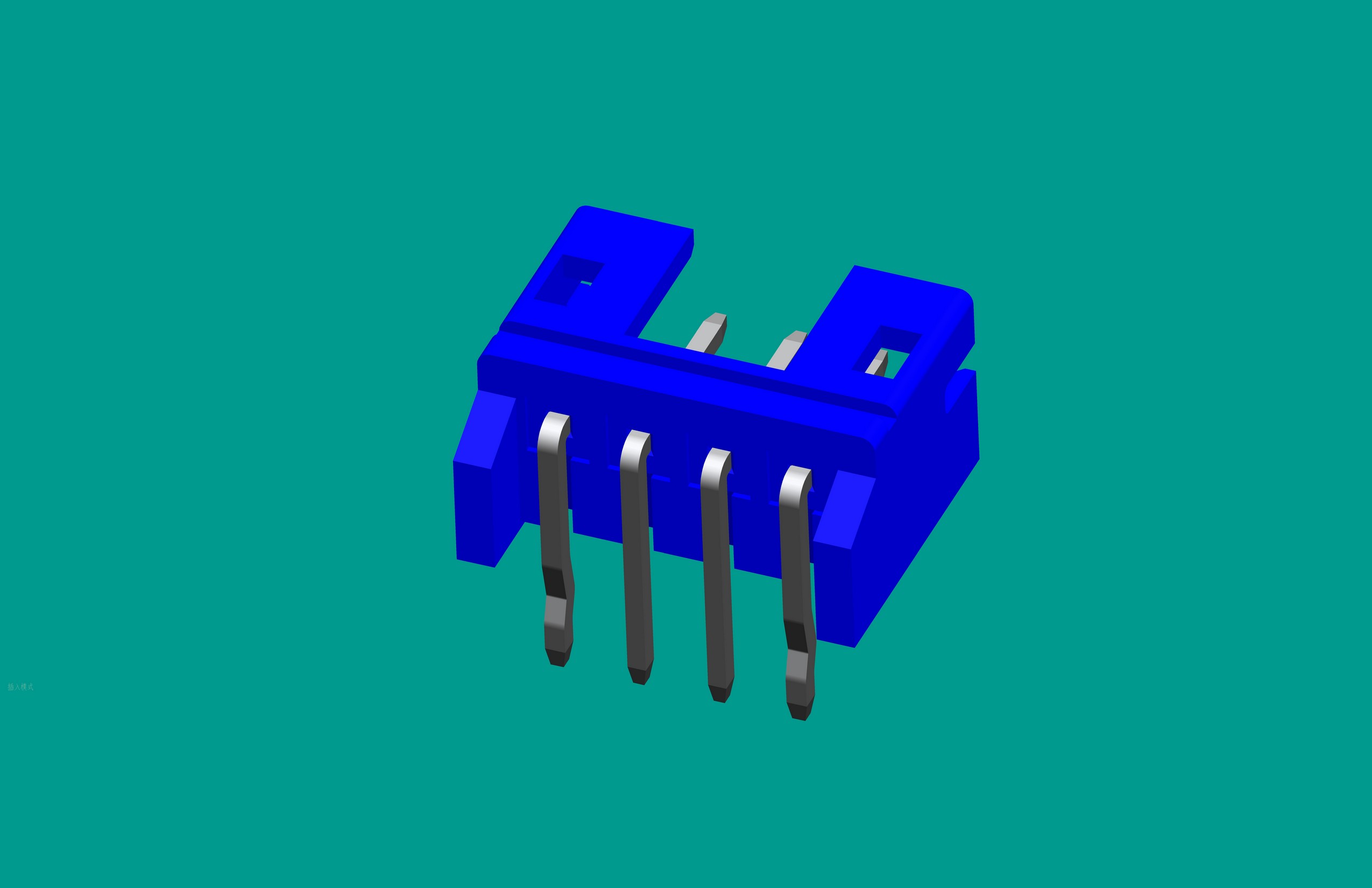 PH-4QA（有保護腳）藍色，普通PA66