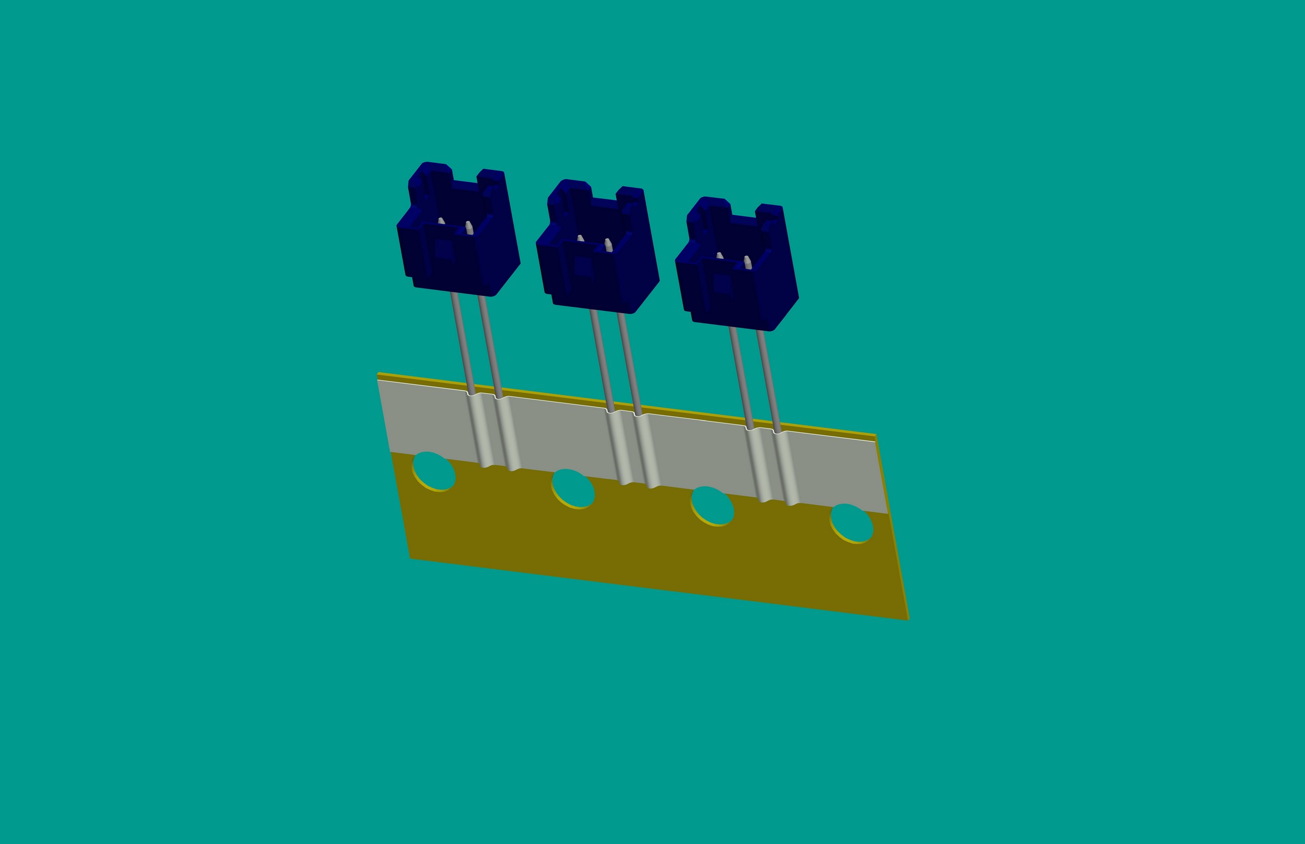 XA-2A(0.6)編帶針座（藍(lán)色）高灼熱絲