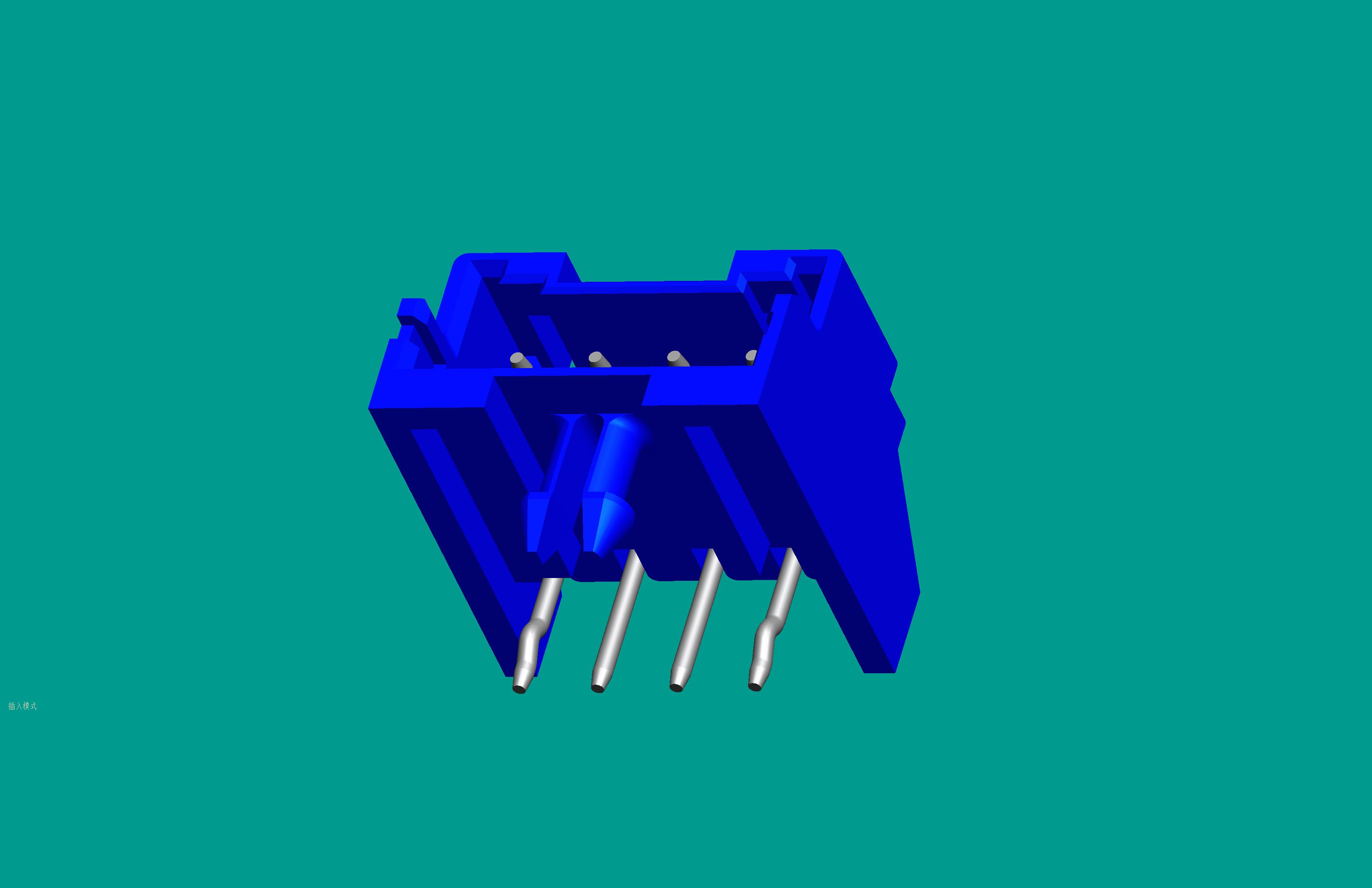 XA-4QA帶卡板扣型/臥式針座藍(lán)色/高灼熱絲
