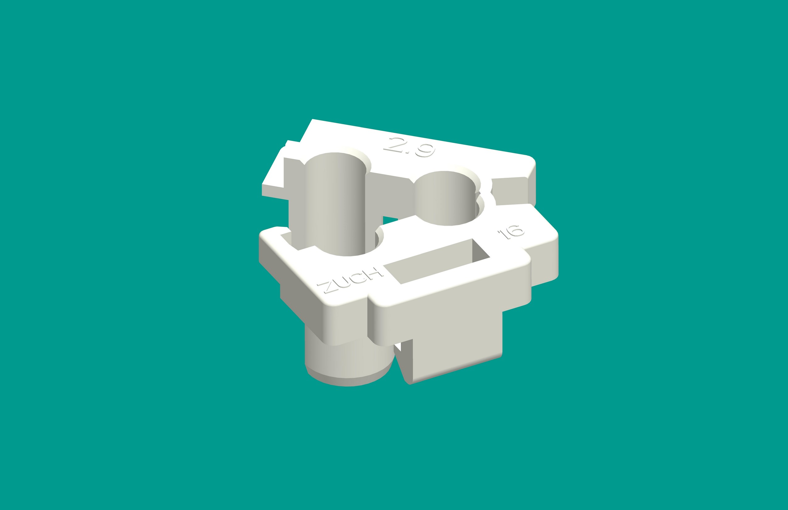 EL-2S抱和狀鎖片白色